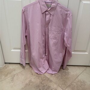 Classic Pink Gingham Dress Shirt